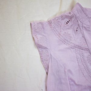 Express Tops - Express Purple Embroidered Button Down Top N15 Express Tops - Express Purple Embroidered Button Down Top N15